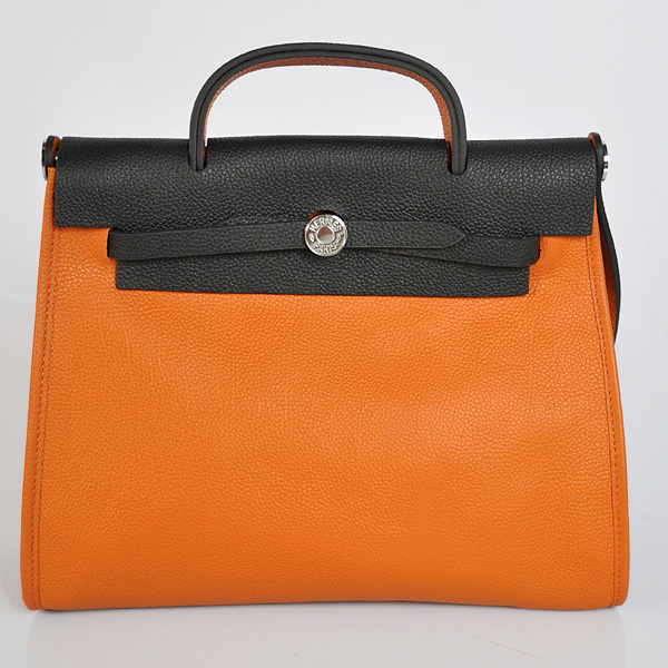 H9051 2012 nuovi Hermes Herbag 31CM Togo Bag in pelle 9051 nero / O